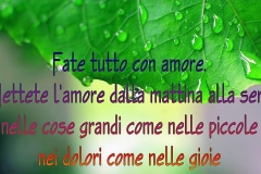 Fate tutto....